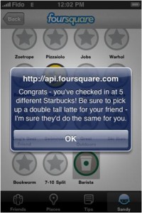 reward loyal customers with foursquare